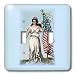 Florene Patriotic - Lady Freedom - Light Switch Covers - double toggle switch