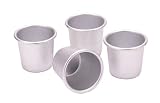 Kitchen Craft Anodised Dariol Moulds 6.5cm- set of four