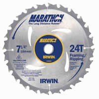 5 Pack Irwin 11040 7-1 4 x 26 Tooth Chisel Tooth Combination Steel Circular Saw Blade by Irwin