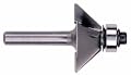 Milwaukee 48-23-7200 1-1/2 by 2-3/16-Inch Chamfer Router Bit with 1/4-Inch Shank