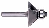Milwaukee 48-23-7200 1-1/2 by 2-3/16-Inch Chamfer Router Bit with 1/4-Inch Shank