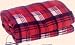 Red 12 Volt Heated Polar Fleece Travel Blanket