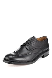 Savile Row Inspired Leather Goodyear Welted Brogue Shoes