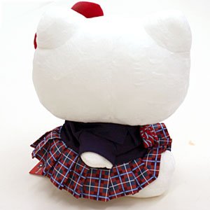 ハローキティ×ニコラ（nicola）コラボ 岡本玲プロデュース 制服キティ　ぬいぐるみ BA-11587