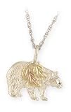 Mt. Rushmore Black Hills Gold® Sterling Silver Bear Necklace