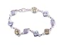 Sterling Silver and Colored Stone Bracelet