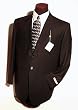 Black 3-Button Blazer by Joseph Abboud