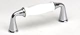 Berenson 9421-339-C Cabinet Hardware Pulls SOLID BRASS PC/WHT CER