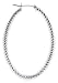 Italian Hoop Earrings, Oval Shape, Scalloped Tube