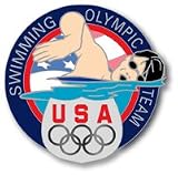 USOC Olympic Team Athletes Swimming Pin