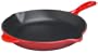 Le Creuset Enameled Cast-Iron 10-1/4-Inch Skillet with Iron Handle, Red