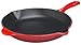 Le Creuset Enameled Cast-Iron 10-1/4-Inch Skillet with Iron Handle, Red