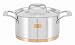 Kitchen & Housewares : Marco Pierre White Stainless Steel with Copper Base 24cm Casserole + Lid