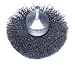 Weiler 3 Stem-Mounted Circular Flared .008 Stainless Steel Wire End Brush