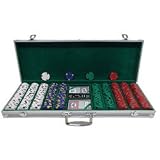 500 13 gm Pro Clay Casino Chips w/ Aluminum Case