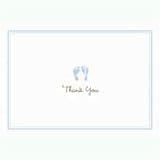 Baby Boy's Feet Thank You Notes (10 count)
