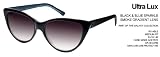 Tres Noir Ultra Lux Sunglasses Black Blue Sparkle Galaxy