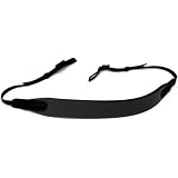 Op/Tech E-Z Comfort, Adjustable Neoprene Neck Strap for Binoculars and Cameras, Black