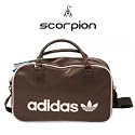 Adidas Adic Holdall Sports Bag - Brown/ White