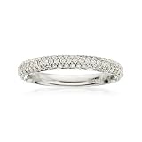 .75 ct. t.w. Diamond Wedding Ring In 18kt White Gold