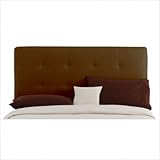 Skyline Furniture 790 (Chocolate) Double Button Tufted Headboard in Chocola ....