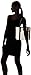 Anne Klein Perfect Tote Small Shopper, Bone/Black/Black