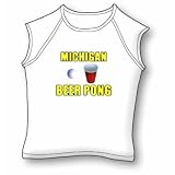 Michigan Beer Pong (2) Jr. Miss Cap Sleeve