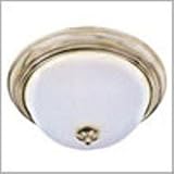 Casual Lighting 2-Bulb Flush Mount - Oil-Rubbed Bronze/Wilshire Glass