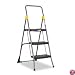 Commercial 3-Step Folding Step Stool, 22-1/2w x 32-5/8 Spread x 52-1/8h, Gray (CSC11839GGO) Category: Step Stools