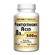 Jarrow Pantothenic Acid 500, 100 caps