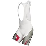 Descente 2008 Men's Spirit Cycling Bib Shorts - White/Bright Red - 10044whbr