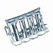 McGill Metal Products NO1 Nickel-plated steel money changer with penny, nickel, dime and quarter barrels