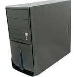 Mini 727-04 Tower Shiny Piano Black 500 watt PSU