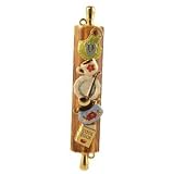 4.75 Hand Painted Kitchen Mezuzah by Quest Gifts