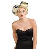 Womens Blonde Lady Gaga Soda Can Wig