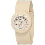 Breda Womens 2320-beige Kelly Slap On Silicone Watc