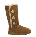 UGG australia/アグオーストラリア ugg ムートンブーツ ugg クラシックショート「Bailey Button Triplet/ベイリーボタン トリプル」ロングブーツ 3way シープスキン ムートンブーツ 1873 並行輸入品