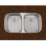 Undermount 16 Gauge Stainless Steel Double-Bowl Kitchen Sink