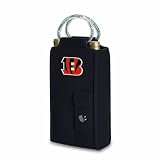 NFL Cincinnati Bengals Metro Brunello Insulated Neoprene Two-Bottle Wine Tote with Corkscrew