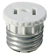 Leviton 125 Socket To Outlet Adapter