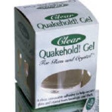 Quakehold! 22111 Gel for Glass and Crystal, Clear
