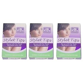 Buy Clean and Easy One Touch Electrolysis Stylet Tips 3 - Packs (6-tips Total) by Clean & Easy