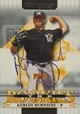 Adrian Burnside, Pittsburgh Pirates Autographed Card