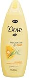 Dove Beauty Body Wash Go Fresh Energize, Grapefruit and Lemongrass, Packaging May Vary, 12-Ounce Bottles (Pack of 2)