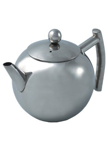Stainless Steel 1 Litre None Drip Teapot