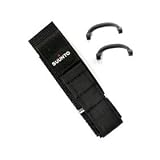 Suunto Wrist-Top Computer Watch Replacement Strap Kit (Vector, Altimax, Mariner, Regatta, D3; Black Fabric)