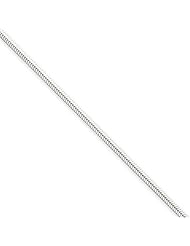 .925 Sterling Silver 1.5mm Round Snake Chain