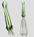 Pylones Nemo Squid Hand Whisk (Beater) Green
