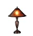 17 Inch H Van Erp Amber Mica Accent Lamp Table Lamps