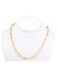 14k Gold Ethiopian Welo Opal Necklace Multi Fire Round Smooth Beaded Chain Link